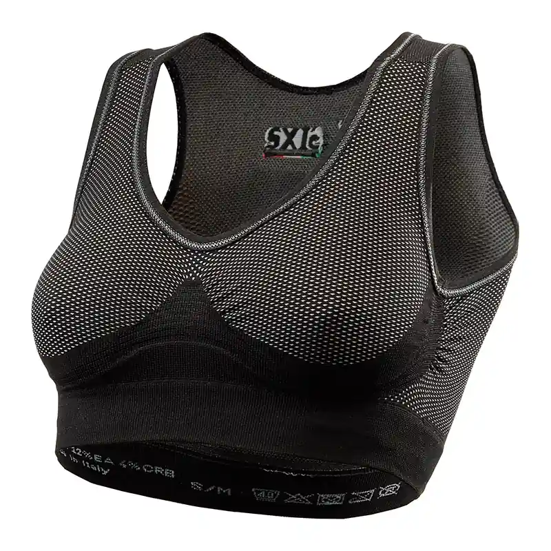 Quantità Limitata Reggiseno SIX2 RG2 4STAGIONI nero-L/XL