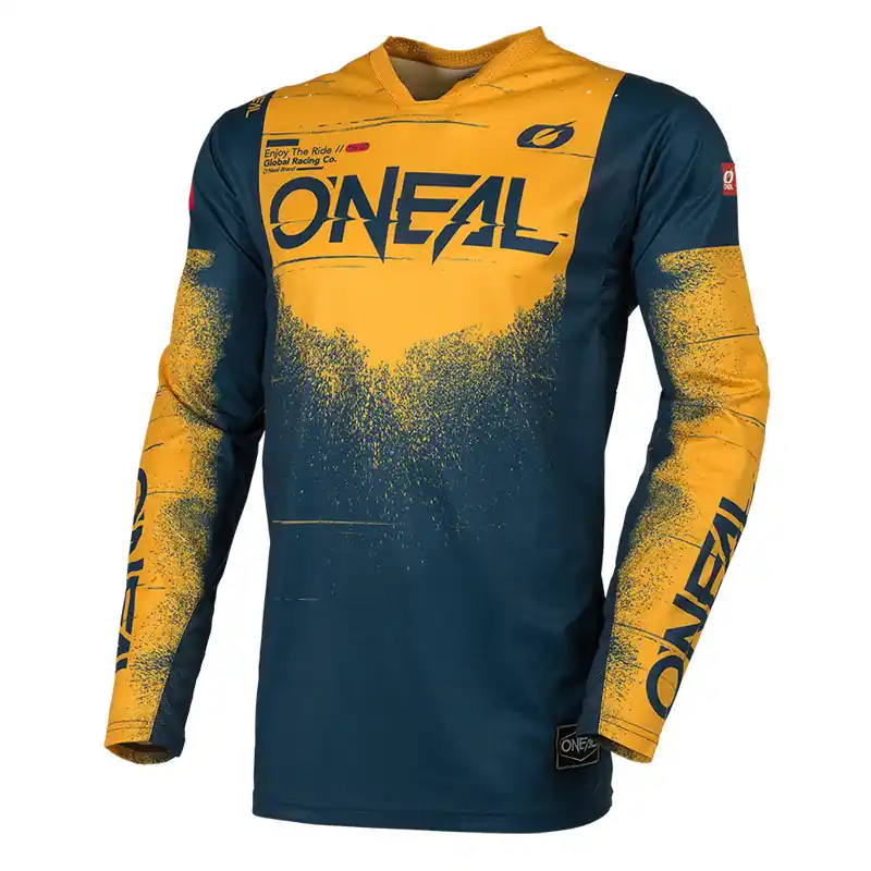 Prezzo Conveniente Maglia O Neal Hardwear Swipe V.26 blu giallo-