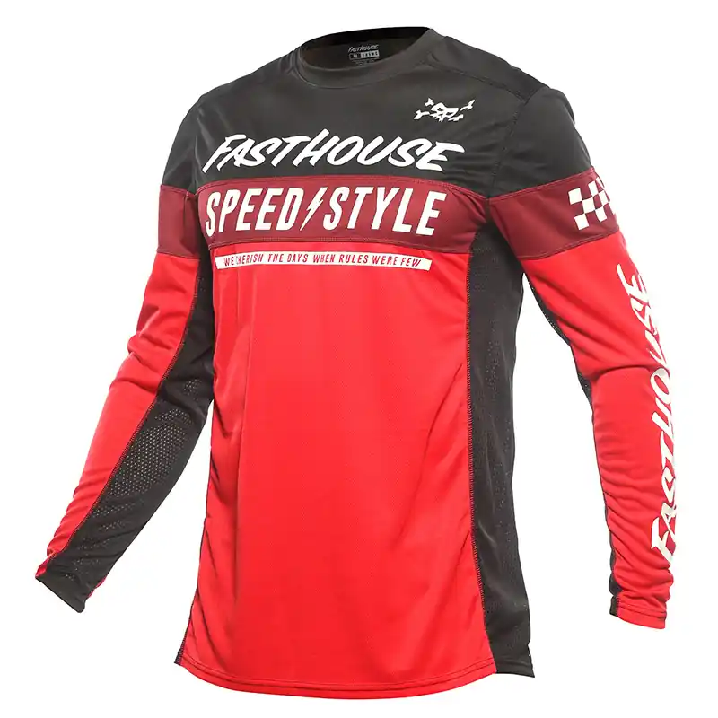 Prezzo Scontato Maglia Fasthouse Grindhouse 24.2 Akin rosso-