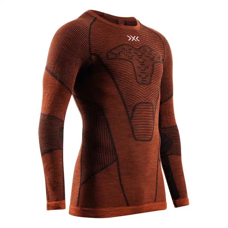 Maglia X-Bionic Symbio Merino clay- Pagamento Sicuro