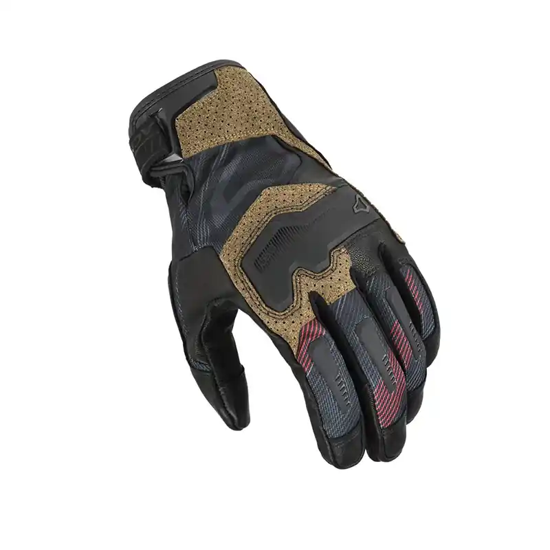 Guanti Macna Haros 2.0 taupe rosso- Prezzo Scontato