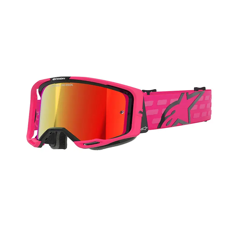 Sconto Maschera Alpinestars Vision 8 Corp rosa rosso-