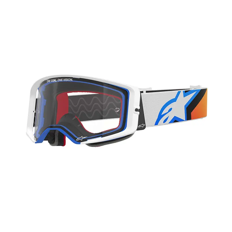 Nuovo Arrivo Maschera Alpinestars Supertech Corp arancio blu-