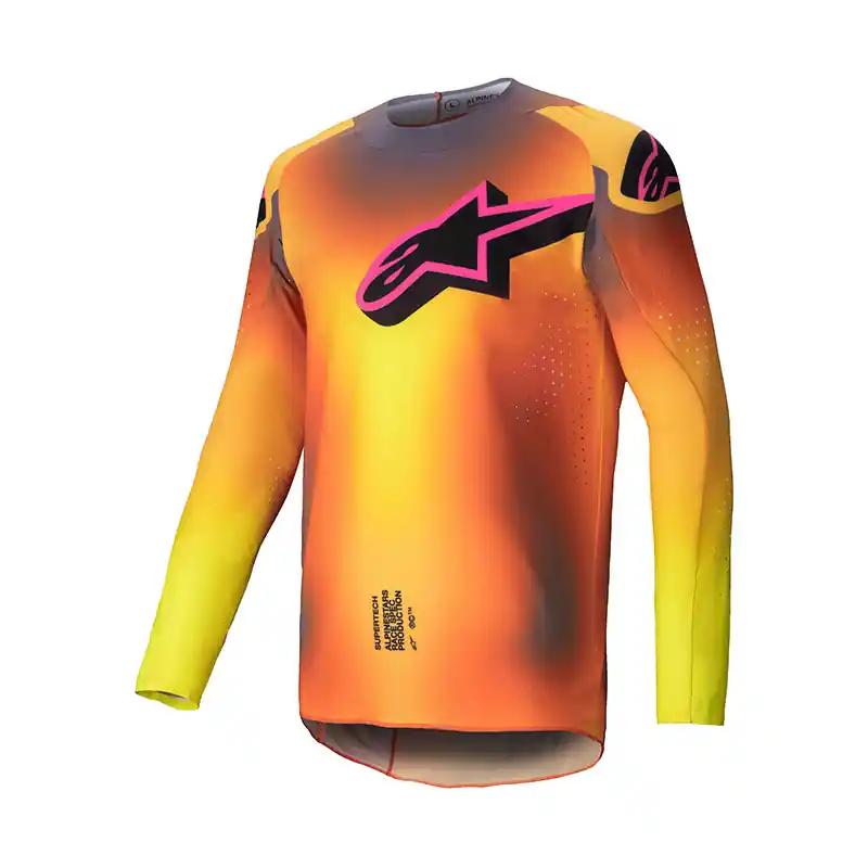 Spedizione Espresso Maglia Alpinestars Supertech Lipan 2025 giallo-