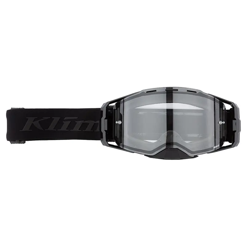 Di Tendenza Maschera Klim Edge Stealth Nero trasparente-