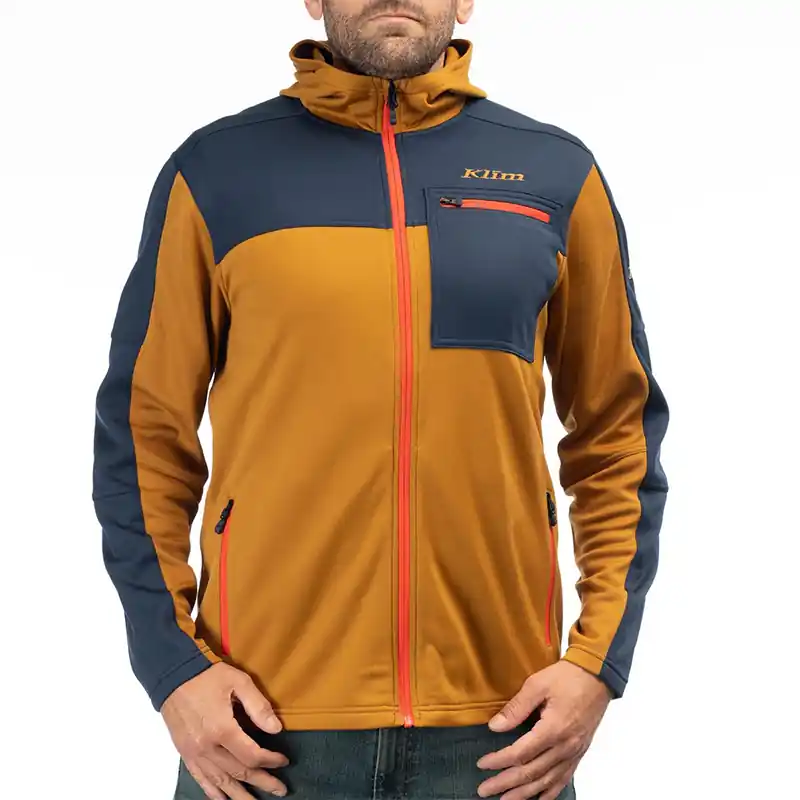 Bestseller Felpa Klim Glacier Hoodie marrone golden-