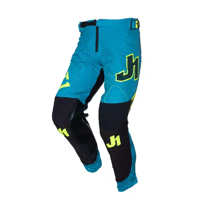 Pantaloni Just-1 J Flex 2.0 Frontier teal nero giallo- Occasione Imperdibile