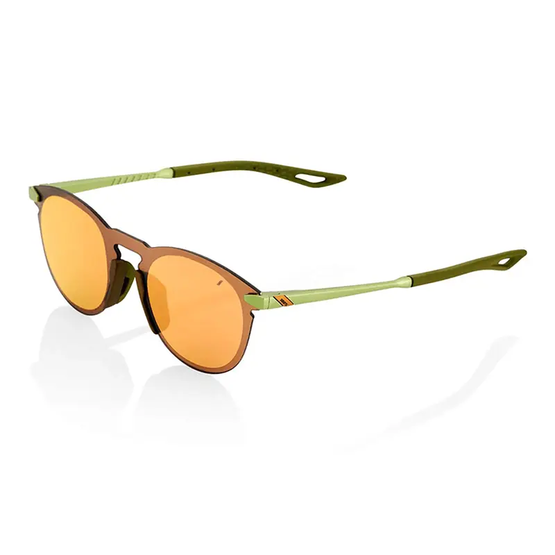 Professionale Occhiali 100% Legere Round Metallic Viperidae-