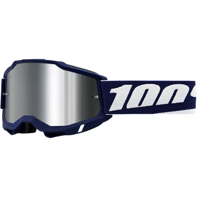 Maschera 100% Accuri 2 Mifflin specchiato argento- Promozione Esclusiva
