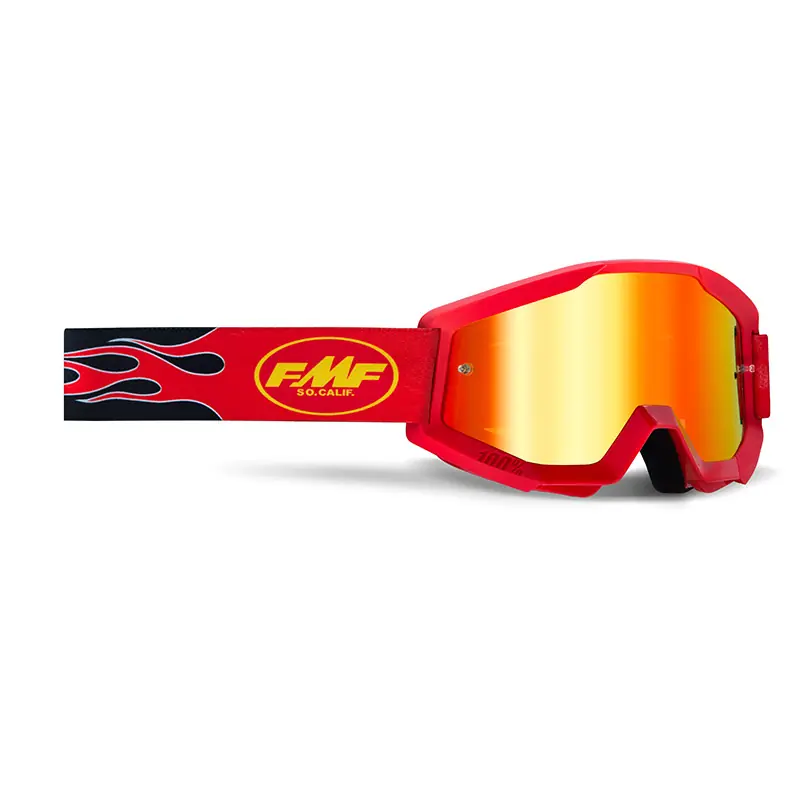 Maschera FMF Powercore Flame rosso specchiato- Professionale