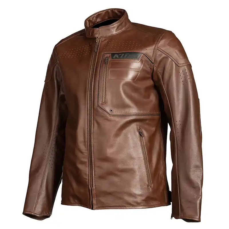 Subito Disponibile Giacca Pelle Klim Sixxer Sienna marrone-