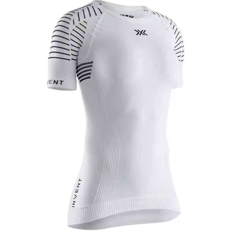 Maglia Donna X-Bionic Invent Sport 4.0 R-Neck bianco- Spedizione Espresso