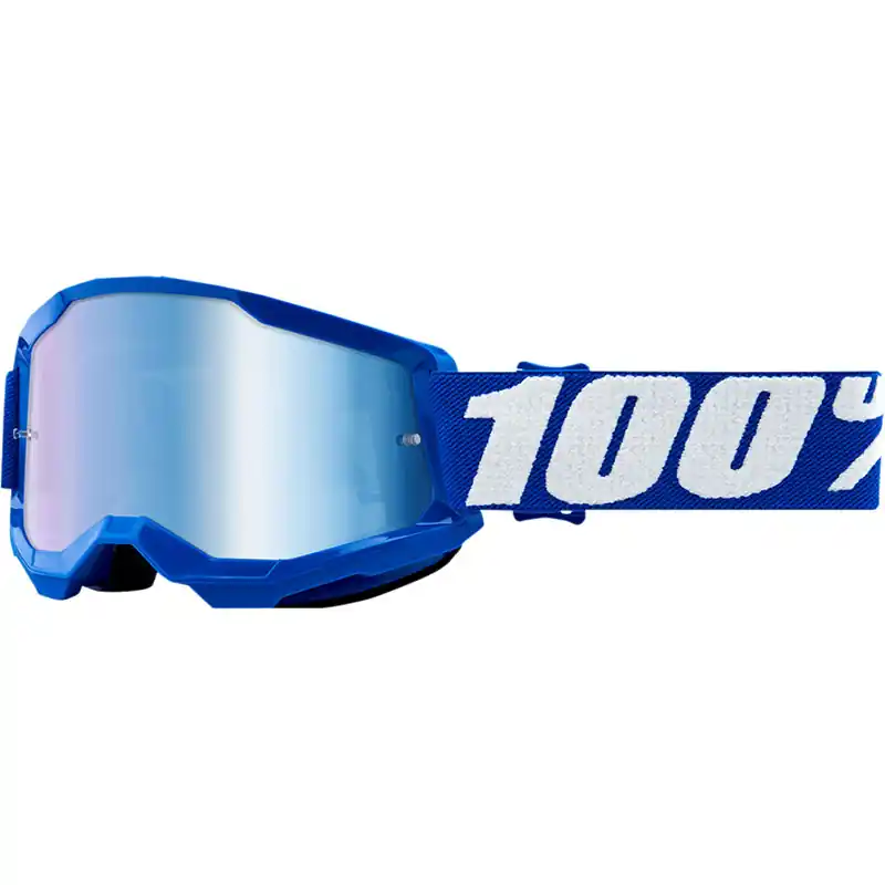 Maschera 100% Strata 2 Youth Blue specchiato- Saldi