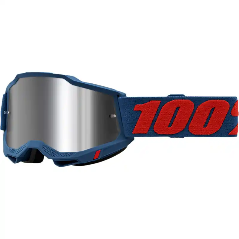 Maschera 100% Accuri 2 Odeon argento specchiato- Soddisfatti O Rimborsati