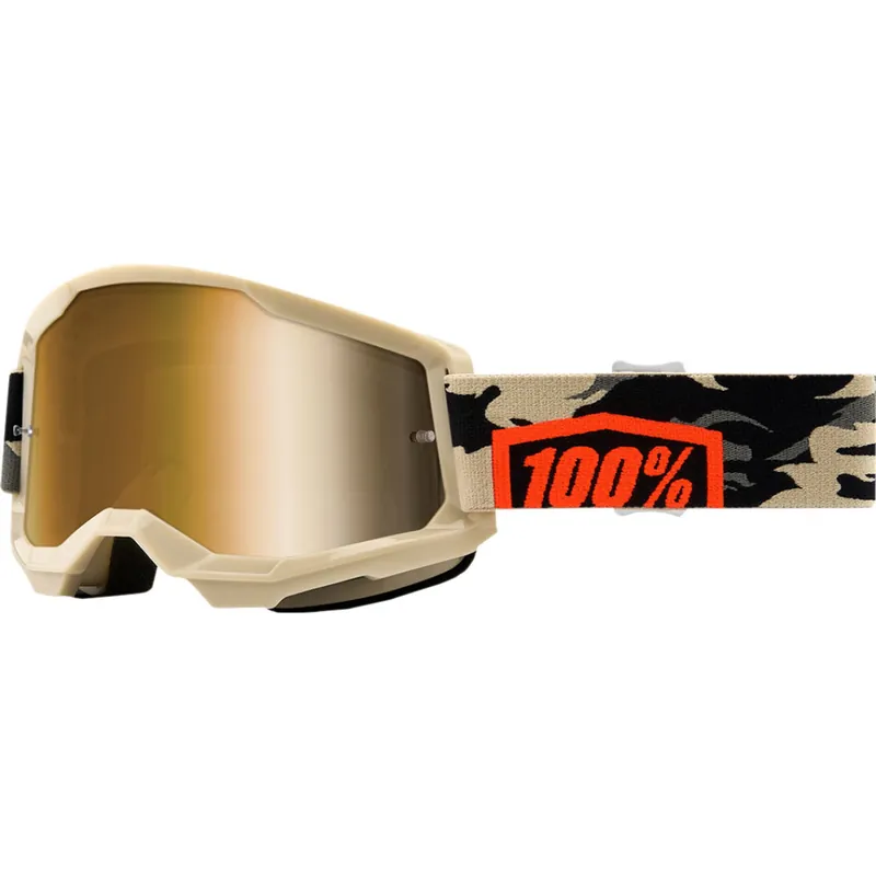 Ordina Subito Maschera 100% Strata 2 Kombat lente oro-