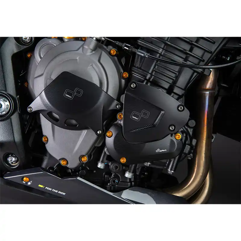 Compra Online Copri Frizione Destro Lightech Triumph nero-