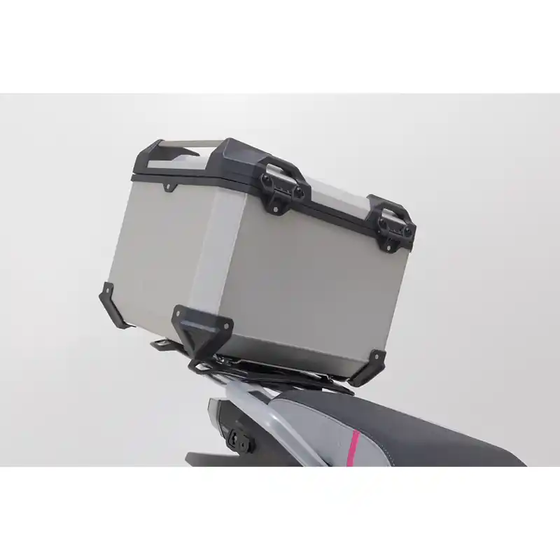 Nuovo Arrivo Kit Bauletto Sw Motech Trax ADV 800 MT-X argento-