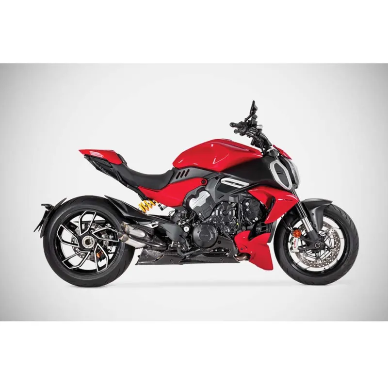 Economico Zard Scarico Racing Predator per Ducati Diavel V4-