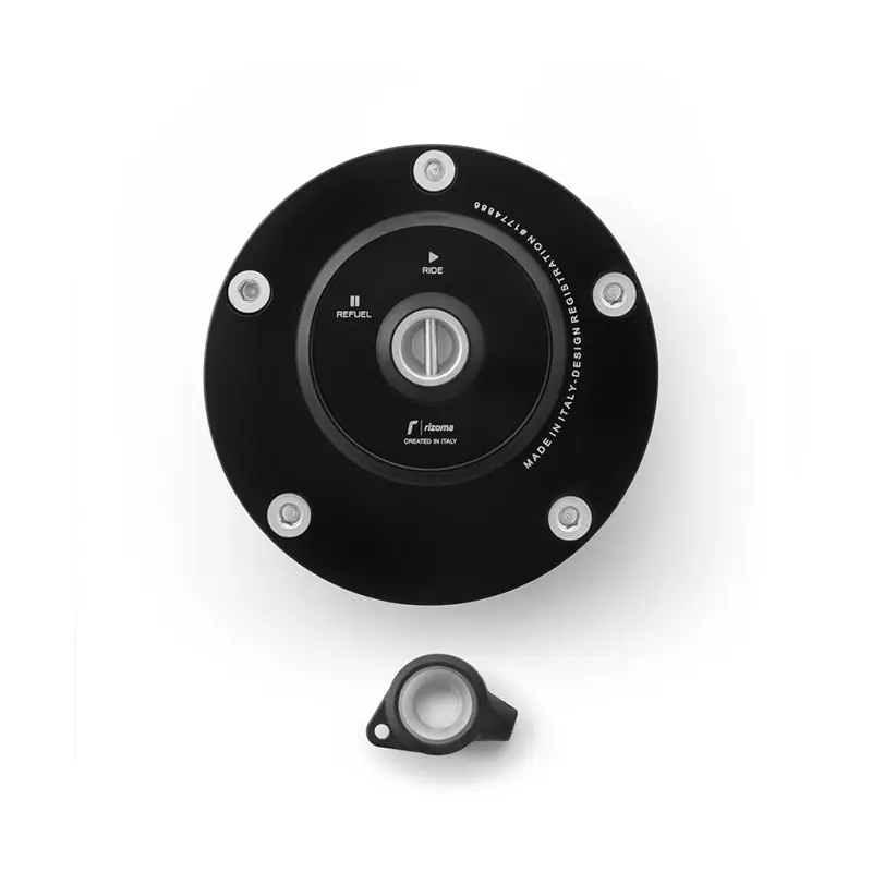 Spedito Oggi Tappo Serbatoio Rizoma TF021 nero-
