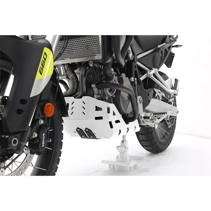 Protezione Motore Isotta Aprilia Tuareg 660 bianco- Nuovo Arrivo