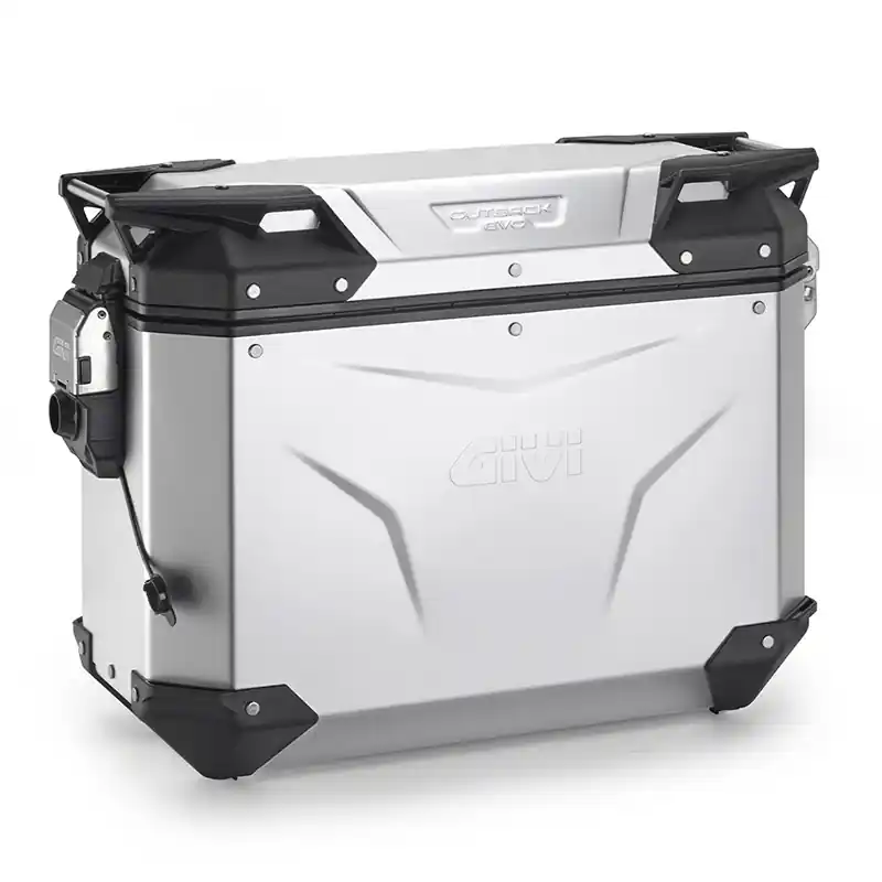 Nuova Collezione Givi Trekker Outback Evo 37 Smart Lock Destra anodizzato-