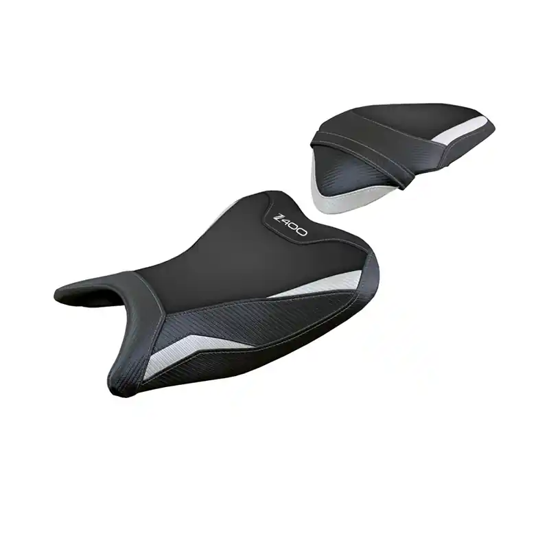 Promozione Esclusiva Rivestimento Sella Aragona Kawasaki Z 400 bianco-