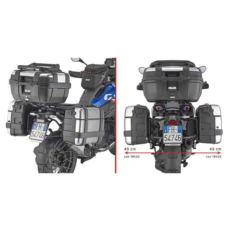 Portavaligie Laterale Givi PLO5143MK Monokey- Promozione