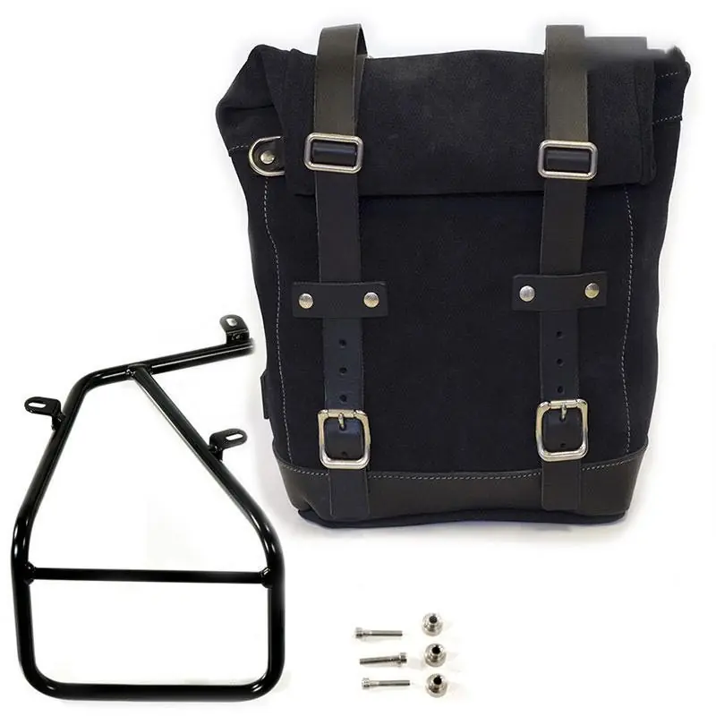 Kit Borsa Unit Garage Crosta Di Cuoio R Nine-t nero- Di Tendenza