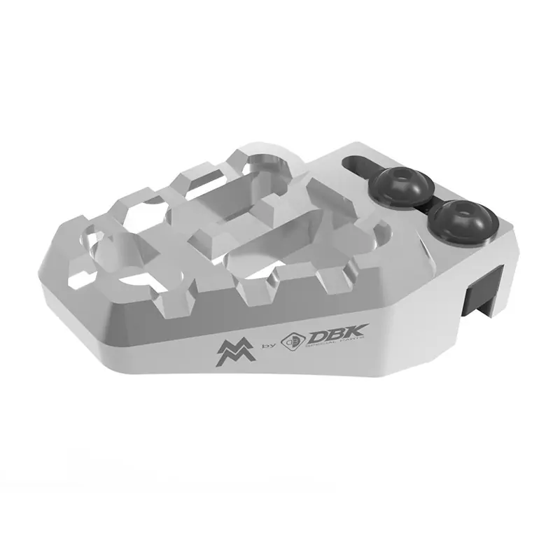 Popolare Estensione Pedale Freno Posteriore DBK X-Cape argento-