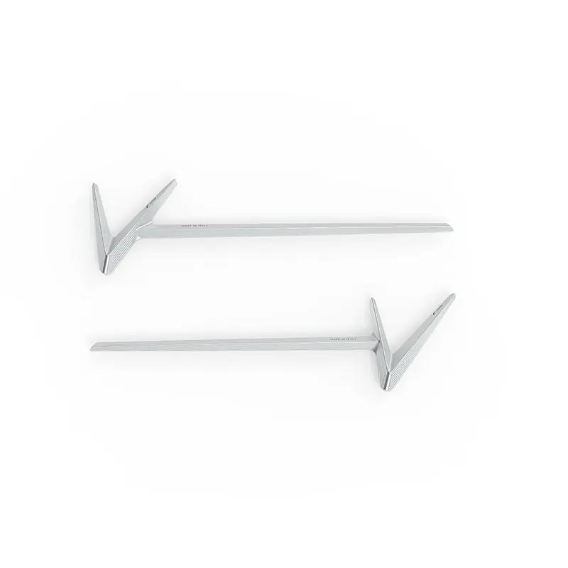 Prezzo Conveniente Pance Laterali Rizoma Icon Tag V Vespa argento-