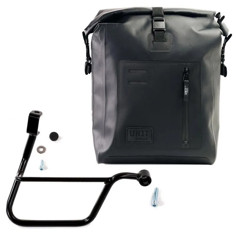 Offerta Speciale Kit Valigia Destra Unit Garage Khali Triumph T120 nero-