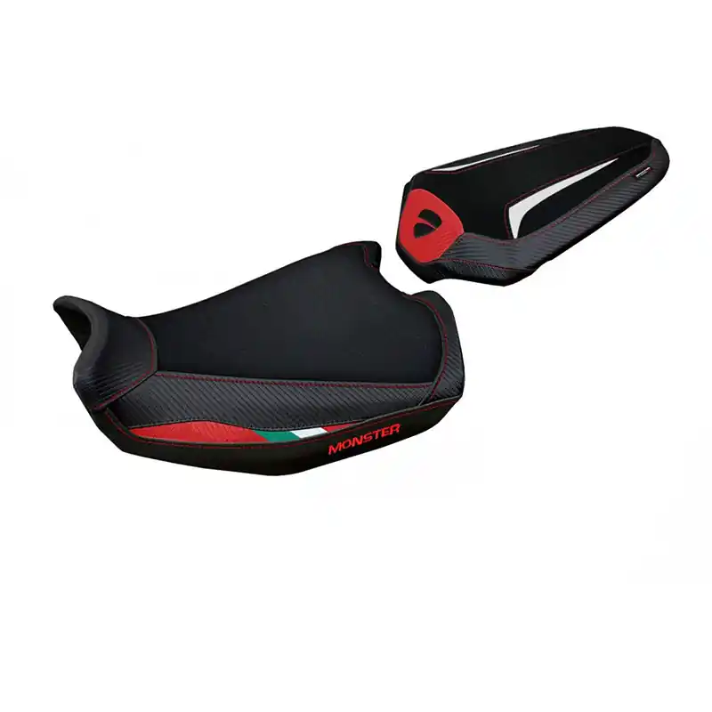 Direttamente Dal Produttore Rivestimento Sella Linosa Monster 937 rosso bianco-