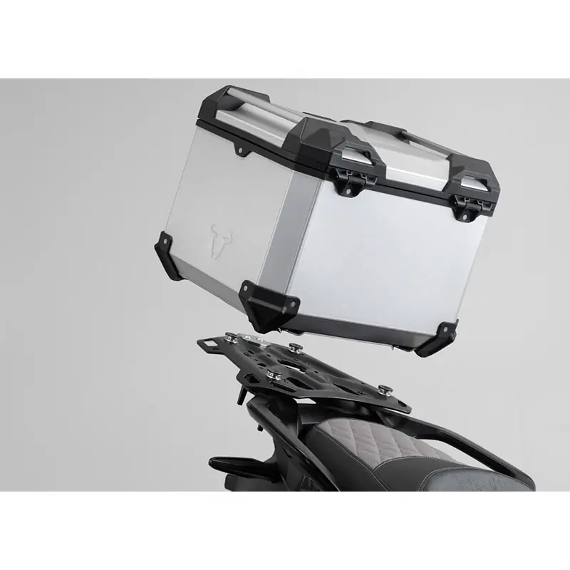 Prezzo Ridotto Kit Bauletto Sw Motech Trax ADV MTS V4 argento-