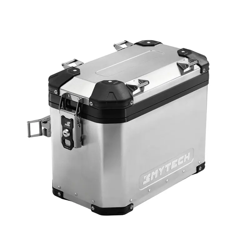 Valigia Dritta MyTech Model-X Raw GSA 48L argento- Solo Oggi