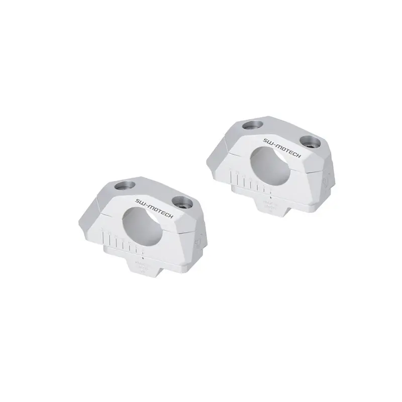 Esclusivo Riser Manubrio Sw Motech 28mm argento-