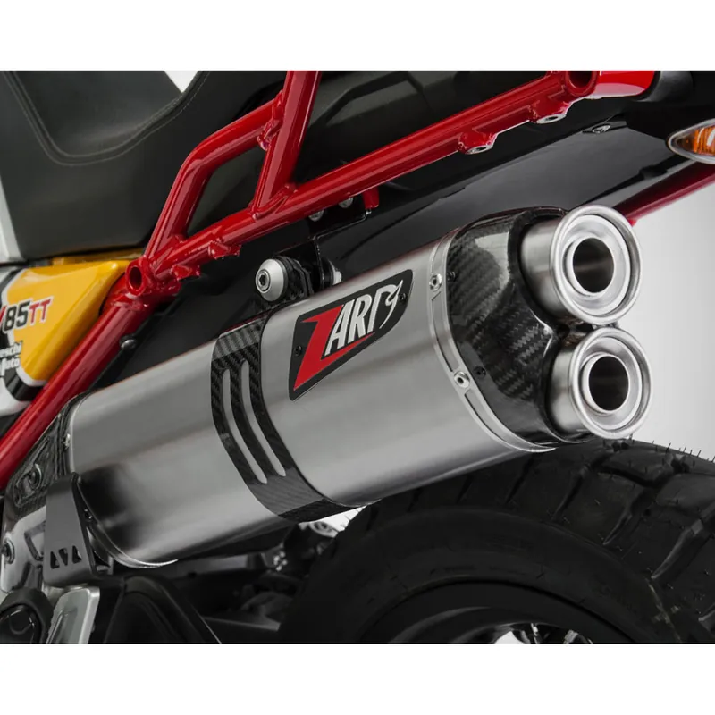 Terminale Zard Titanio Euro 5 Moto Guzzi V85 TT- Subito Disponibile