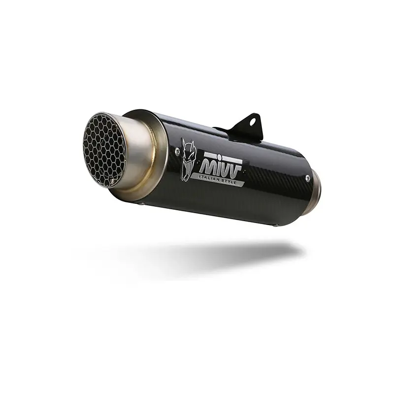 Spedizione Gratuita Mivv Gp Pro Carbonio Euro 5 Slip On Kawasaki Z 900-