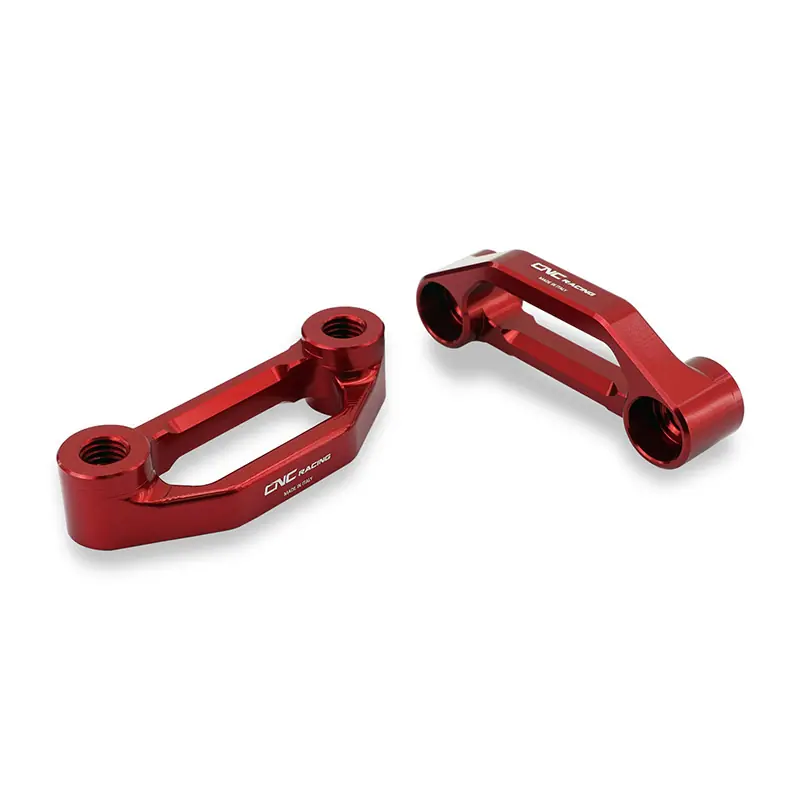 Prezzo Ridotto Pedane Passeggero CNC Racing PET52 rosso-