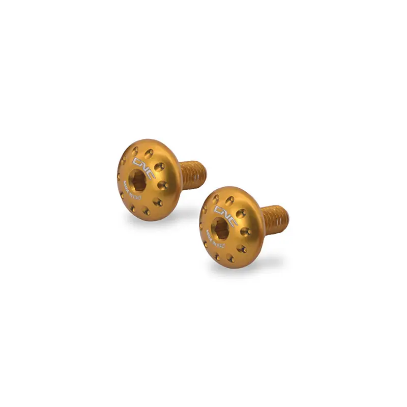 Nuovo Arrivo Kit Viti Parafango CNC Racing KV465 oro-