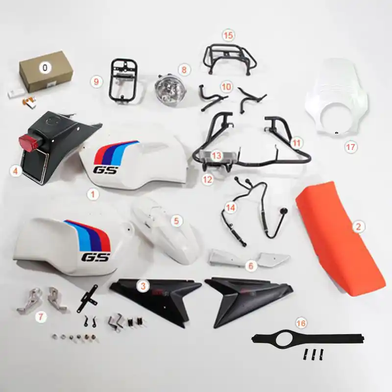 Kit Unit Garage 1222 R1200GS 2008-2012 nero- Spedito Oggi