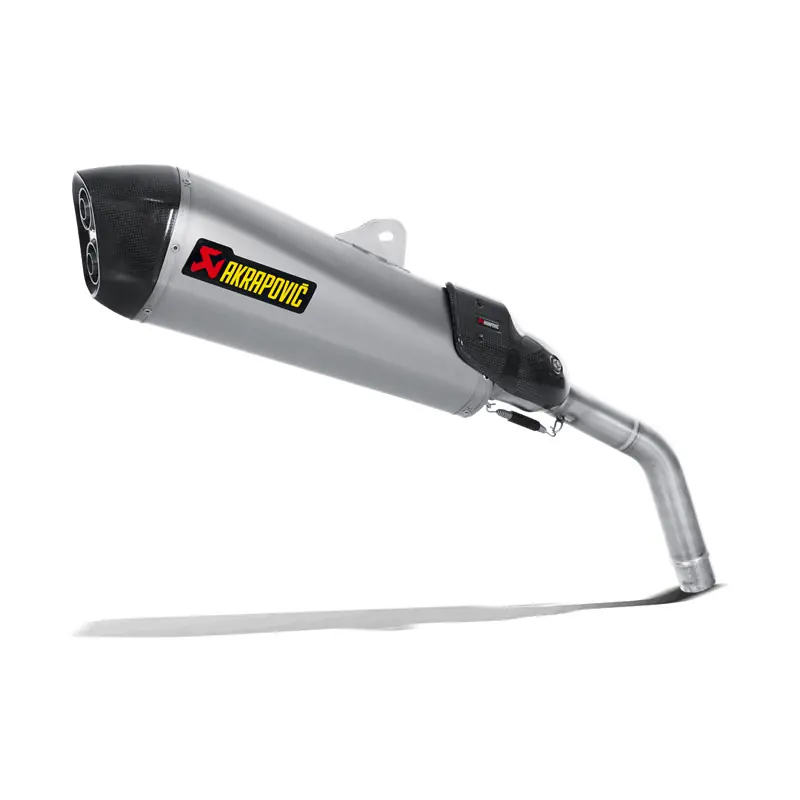 Akrapovic Slip On Titanio Omologato Tiger 800/XC- Offerta Lampo