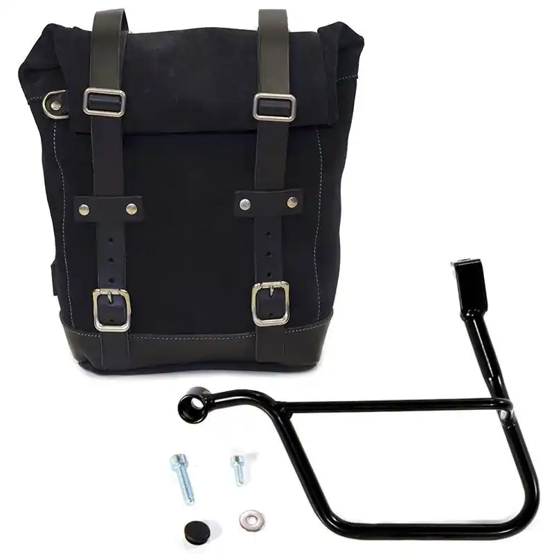 Spedito Oggi Borsa in cuoio+Telaio SX Unit Garage 1013SX nero-