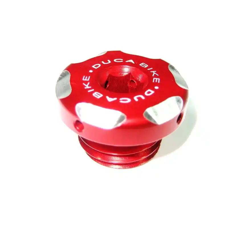 Tappo Carico Olio Ducabike TOO01 rosso- Esclusivo