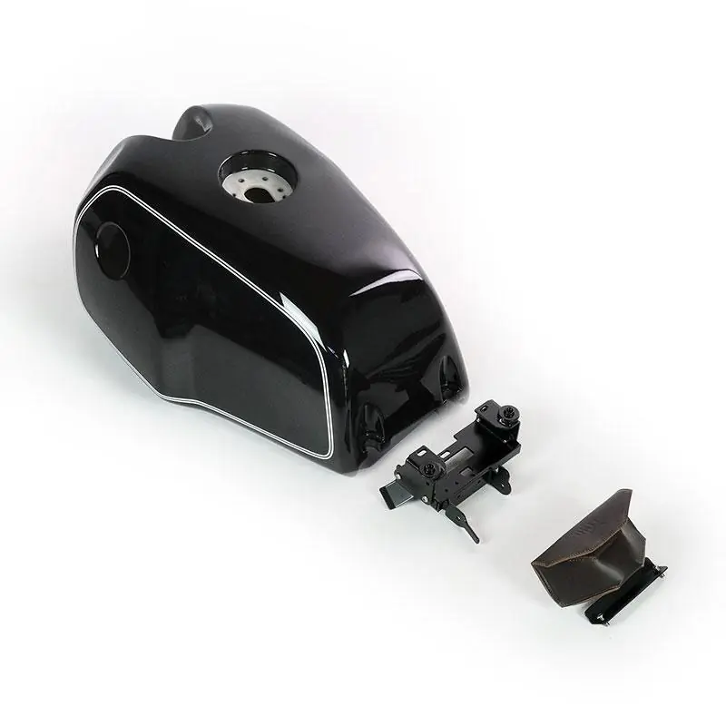 Promo Stagionale Unit Garage Serbatoio nero+Borsa Sella marrone-
