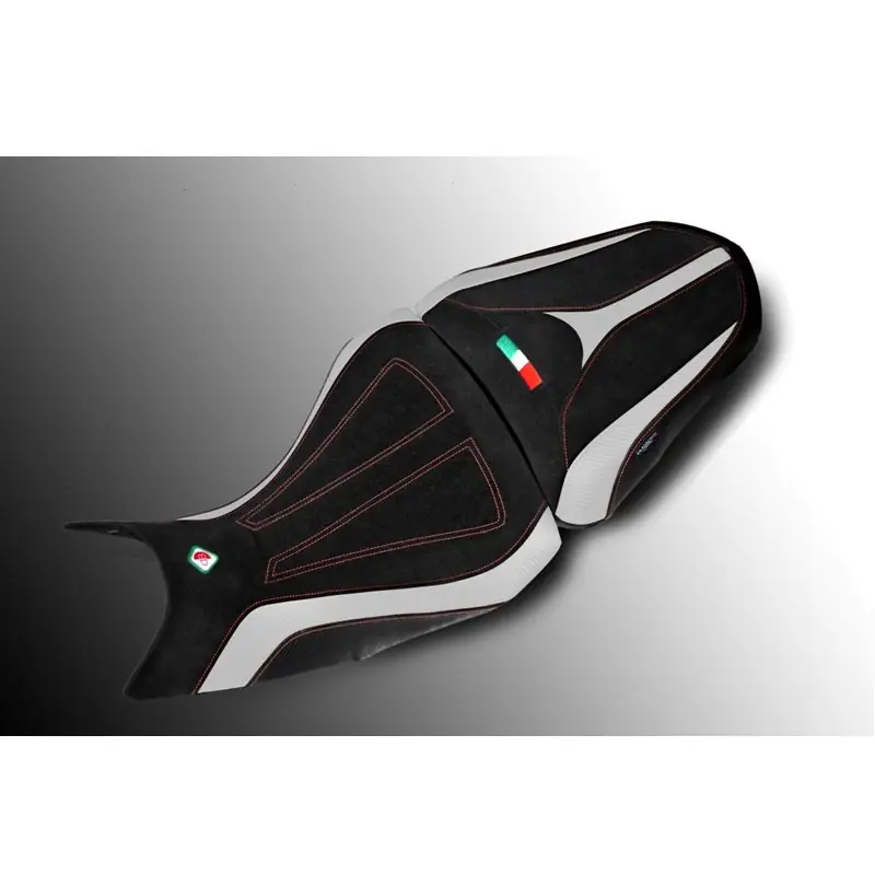 Professionale Rivestimento Sella Ducabike MTS 1200 nero bianco-