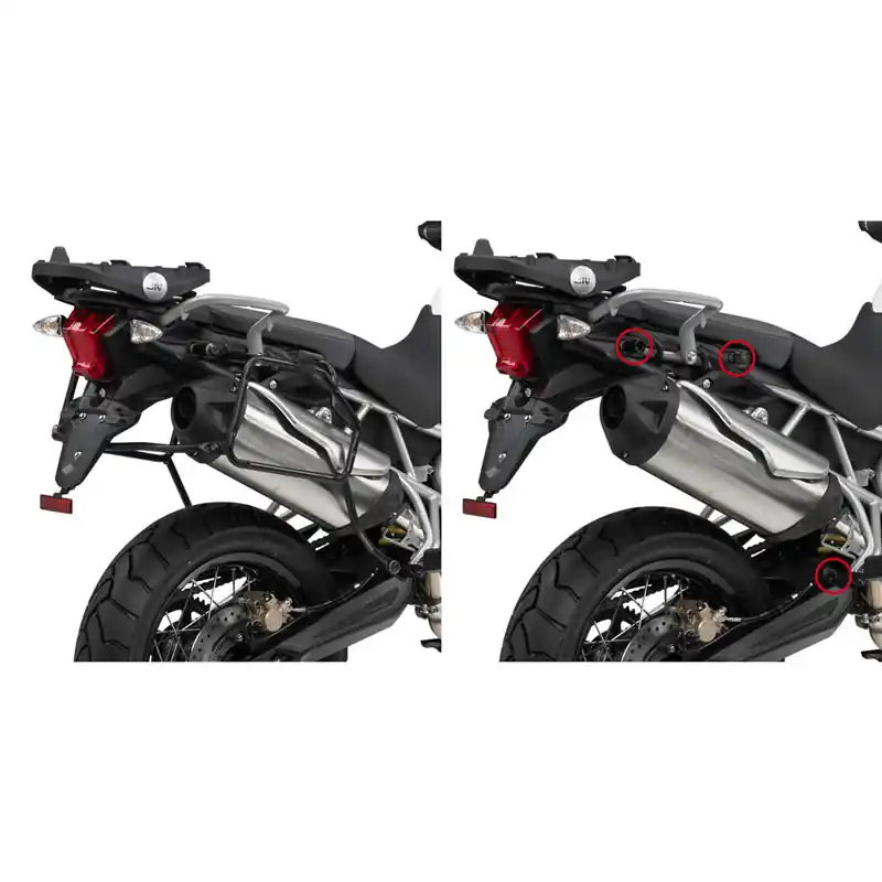 Solo Oggi GIVI Portavaligie laterale a rimozione rapida PLR6409 per valigie MONOKEY®-