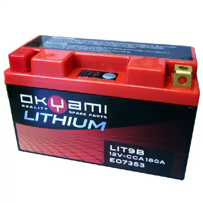Spedizione Espresso OKYAMI Batteria Litio LIT9B-
