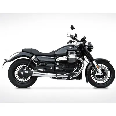 Non Perdere Zard 2 Slip Ons Inox Racing Black Moto Guzzi California-