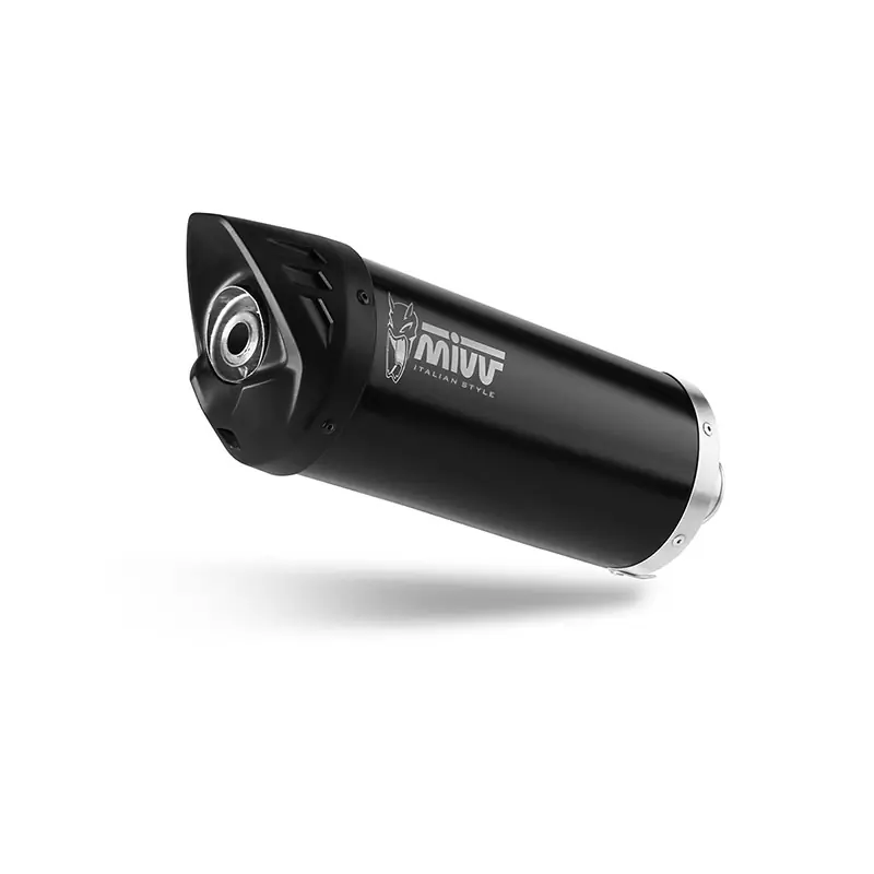 Mivv Mover Inox Nero Slip On Vespa GTS 300- Promozione