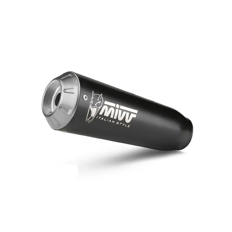 Mivv X-M1 Nero Inox Omologato Slip On 752S 2021- Reso Gratuito